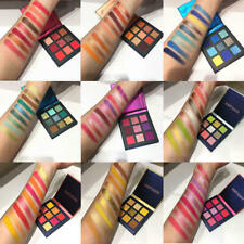 9 Colors Yellow Beauty Glazed Makeup Eyeshadow Pallete Makeup Brushes Shimmer
