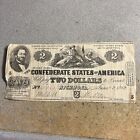 $2 Confederate Note- T42- June 2, 1862- Lot#42