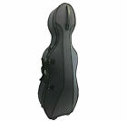 Strong 4/4 Gray Exterior Cello Foamed Case with Two wheels / Extra one Rosin