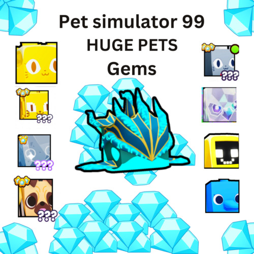 PET SIMULATOR 99 - PS99 - PET SIM 99 | Huge - Gems - Pets - CHEAPEST!