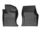 WeatherTech FloorLiner Mats for Jaguar XE / XF w/ AWD 1st Row Black (For: 2017 Jaguar XE)