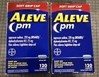 Aleve PM 240 Caplets, Exp 10/2025+, Naproxen Sodium 220mg Pain Reliever SleepAid