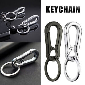 New ListingStainless Steel Keychain One-Piece Keyring Molding Lightweight Material