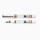 TWSBI Diamond 580 Rose Gold II Fountain Pen, White, Brand New In Box