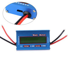 DC Power Analyser Watt Volt Amp Meter 4.8-60V 0-100A Solar Wind Analyzer Ammeter