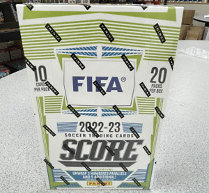2022-23 Score FIFA Soccer 20 Pack Retail Box. From a Sealed Case.