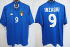 1999-2000 Italy Italia Azzurri Jersey Shirt Maglia Home Kappa Inzaghi #9 L BNWT