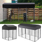 Durable XXL Outdoor Dog Kennel Pet House Enclosure Crate Cage Playpen with Cover