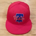 Philadelphia Phillies Hat Cap New Era Size 7 3/8 Fitted Red Bell Logo 59Fifty