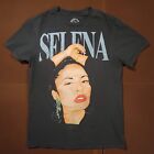 Official Selena Quintanilla Big Graphic Print T-Shirt Small Crew Neck Black