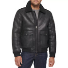 Levi's Men's Sherpa Lined Faux Leather Aviator Bomber