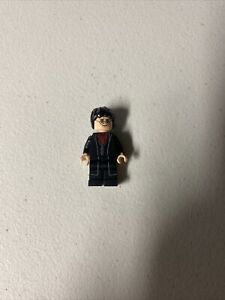 Lego Minifigure Harry Potter - Black Long Coat and Vest, Dark Red Shirt and Tie