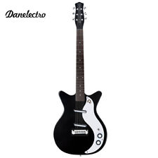 NEW DANELECTRO '59 MOD NEW OLD STOCK PLUS BLACK ELECTRIC GUITAR