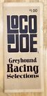 New ListingVintage 1977 LOCO JOE GREYHOUND RACING SELECTIONS Gambling Racing