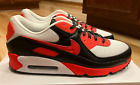 Nike By You Air Max 90 White Infrared Black FZ3984 900 Men's Size 10.5