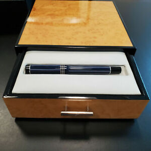 Parker Duofold Rollerball Pen Special Edition Pinstripe Navy New In Box 78014