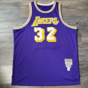 Los Angeles Lakers MAGIC JOHNSON Mitchell & Ness Jersey (1979-80) Size 56, 3XL