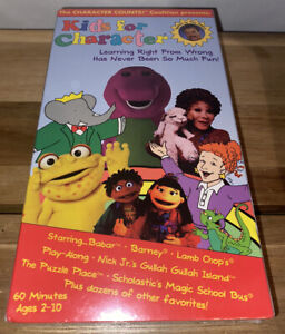 1990s Rare Condition Kids for Character (VHS) Barney Gullah Gullah Island SEALED