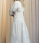 lauren Manoogian..Smocked Dress..Natural..100% Cotton!