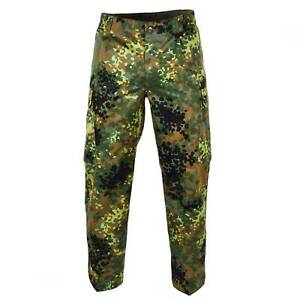 German Army Flecktarn camo field pants, Grade 1 used cond., S to L,free shipping