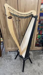 New ListingDusty Strings Ravenna 26 String Celtic folk lever harp-Fully Levered