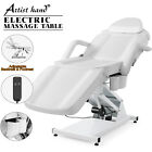 White Electric Facial Bed Tattoo Massage Table Beauty Salon Spa w/Remote Control