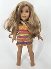 American Girl Lea Clark In Meet Dress With Bag 2016 18in Doll MISSING SANDALS