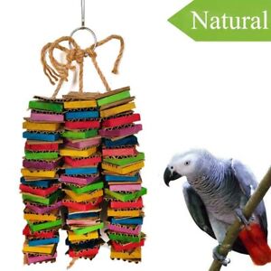 Parrot Toys for Birds Cardboard Big Bird Toys African Grey Parrot Toys