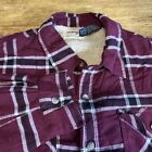 Wrangler Authentics Men’s Long Sleeve Sherpa Lined Flannel Shirt Jacket
