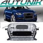 SQ5 Style Chrome Front Grill For Audi Q5 2013-2017 Non S-Line (For: Audi)