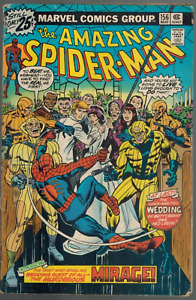 New ListingAmazing Spider-Man 156  1st Mirage!  MVS  Wedding Issue  Good  1976 Marvel Comic
