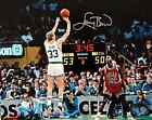 New ListingLarry Bird Autographed Boston Celtics 16x20 Photo With Michael Jordan BIRD HOLO