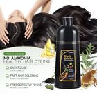 Hair Dye Color Shampoo 500ml Instant Fast Permanent Natural Coconut DYE Color