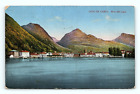 Italy Lake Garda Postcard Riva Del Garda Largo Double Stamped Posted 1923 pc54