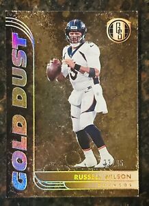 2022 Russell Wilson Gold Standard Gold Dust 23/25 CASE HIT Pittsburgh Steelers🔥