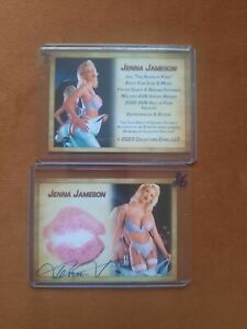 Jenna Jameson Autograph Signed Kiss Print Card Collectors Expo Model #86