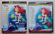 The Little Mermaid (4K Ultra HD + Blu-ray + Digital) w/ Slipcover **NEW/SEALED**