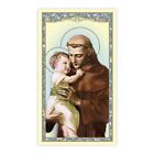Saint St. Anthony Laminated Holy Card with Prayer to St. Anthony