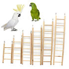 3/4/5/6/7/8 Steps Wooden Pet Bird Parrot Climbing Hanging Ladder Cage Chew Toy