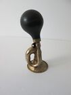 VINTAGE BIKE, Car, Boat Curved HORN Brass Antique With RUBBER Bulb LOUD Working