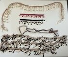 Lot Of 7 Vintage Beaded Trim For  Lampshades Clothing Crafting Misc Pieces