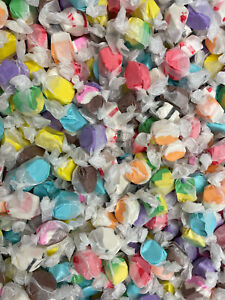 Assorted Salt Water Taffy Candy Nostalgic Old Fashioned Style 30 Ct. 1/2 LB Bag