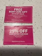 New ListingBath & Body Works Coupon 25% Off + Body Care Gift up to $9.95 Expires 5/12/24