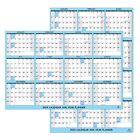 2024 Wall Calendar Monthly Large Wet & Dry Erase Laminated 24 x 36 Tube shipping
