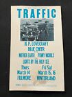 Original 1968 Concert Handbill BG 111 Traffic Steve Winwood Future Fun House AOR