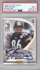 HINES WARD PSA 7 1998 COLLECTOR’S EDGE 1ST PLACE ROOKIE INK AUTO STEELERS RC 916