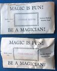 2 Vintage Magic Tricks Chinese Laundry Tickets and Three Shell Game Southern