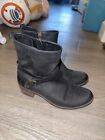 UGG Shearling 1010204 Lorraine Leather Waterproof Snow Black Boots Size 7.5-8