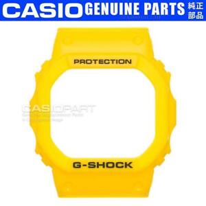 GENUINE CASIO Yellow Watch Bezel for G-Shock DW-5600FS-9 DW-5600P-9 Shell Cover