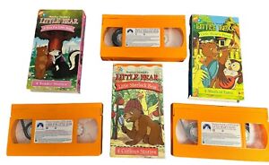 Little Bear Nick Jr. VHS Lot of 3: Little Bear Band, Little Sherlock, And A Kiss